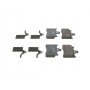 0 986 463 890 BOSCH Комплект гальмівних колодок дисковий гальм