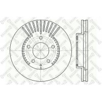 6020-3254V-SX STELLOX Гальмівний диск