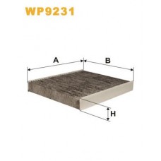 WP9231 WIX FILTERS Фільтр повітря у внутрішньому просторі