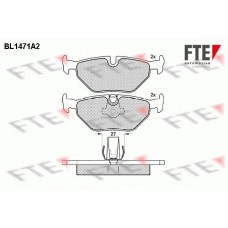BL1471A2 FTE Комплект гальмівних колодок дисковий гальм