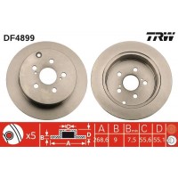 DF4899 TRW Гальмівний диск