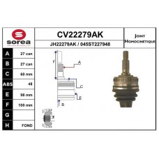CV22279AK EAI Шарнирный комплект, Привідний вал