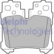 LP2214 DELPHI Комплект гальмівних колодок дисковий гальм