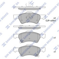 SP1440 Hi-Q Комплект гальмівних колодок дисковий гальм