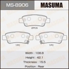 MS8906 MASUMA Колодки гальмівні
