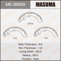 MK-9959 MASUMA Комплект гальмівних колодок