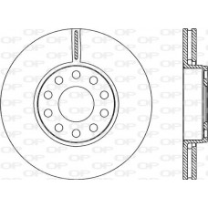 BDR2280.20 OPEN PARTS Гальмівний диск