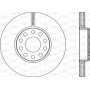 BDR2280.20 OPEN PARTS Гальмівний диск