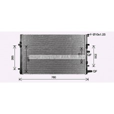 RT2682 AVA QUALITY COOLING Радіатор охолодження двигуна