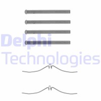 LX0091 DELPHI Комплектуючі колодки дискового гальма