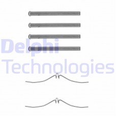 LX0091 DELPHI Комплектуючі колодки дискового гальма