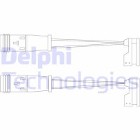 LZ0185 DELPHI Сигналізатор зносу гальмівних колодок