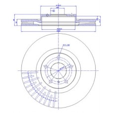 142.1324 CAR Гальмівний диск