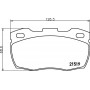 8DB 355 005-861 HELLA PAGID Комплект гальмівних колодок дисковий гальм