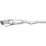 283-705 BOSAL Середній глушник вихлопних газів