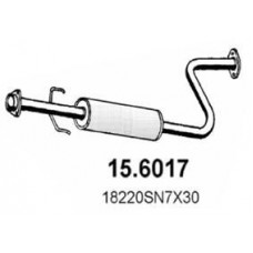 15.6017 ASSO Середній глушник вихлопних газів