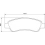 363710201655 MAGNETI MARELLI Комплект гальмівних колодок дисковий гальм