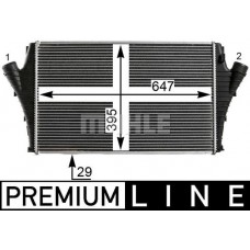 CI 21 000P MAHLE Интеркулер