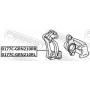 0177C-GRN210RR FEBEST Комплект підтримки корпусу скоби гальма