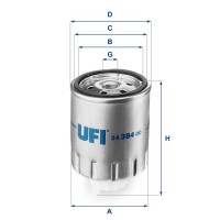 24.384.00 UFI Паливний фільтр