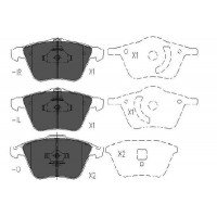 KBP-4569 KAVO PARTS Комплект гальмівних колодок дисковий гальм