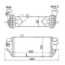 Интеркулер HART 630 299