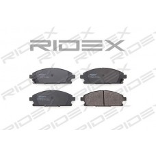 402B0373 RIDEX Комплект гальмівних колодок дисковий гальм