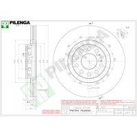 V871 PILENGA Гальмівний диск