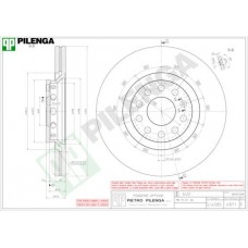 V871 PILENGA Гальмівний диск