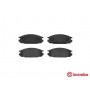 P 56 020 BREMBO Комплект гальмівних колодок дисковий гальм