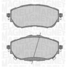 363916060708 MAGNETI MARELLI Комплект гальмівних колодок дисковий гальм