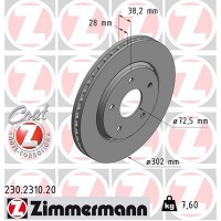 230.2310.20 ZIMMERMANN Гальмівний диск