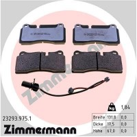 23293.975.1 ZIMMERMANN Комплект гальмівних колодок дисковий гальм