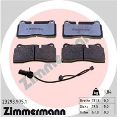23293.975.1 ZIMMERMANN Комплект гальмівних колодок дисковий гальм