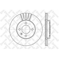6020-9934V-SX STELLOX Гальмівний диск