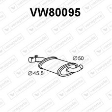VW80095 VENEPORTE Середній глушник вихлопних газів