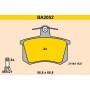 BA2052 BARUM Комплект гальмівних колодок дисковий гальм