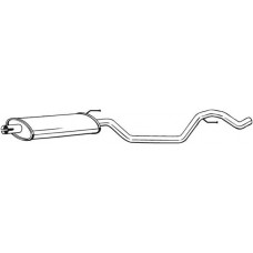 286-099 BOSAL Середній глушник вихлопних газів