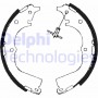 LS1654 DELPHI Комплект гальмівних колодок