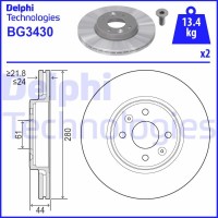 BG3430 DELPHI Гальмівний диск