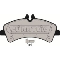 JCP124 JURATEK Комплект гальмівних колодок дисковий гальм
