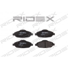 402B0202 RIDEX КомплеК т гальмівних колодок, дискове гальмо