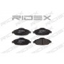 402B0202 RIDEX КомплеК т гальмівних колодок, дискове гальмо