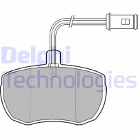 LP651 DELPHI Комплект гальмівних колодок дисковий гальм