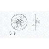 069422756010 MAGNETI MARELLI Вентилятор охолодження двигуна