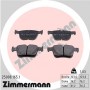 25008.165.1 ZIMMERMANN Комплект гальмівних колодок дисковий гальм