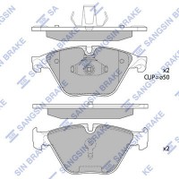SP1821 Hi-Q Комплект гальмівних колодок дисковий гальм