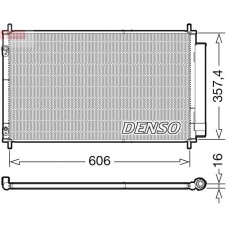 DCN50058 DENSO Конденсатор кондиціонера