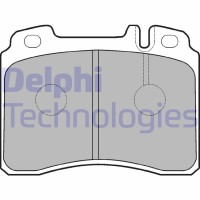 LP929 DELPHI Комплект гальмівних колодок дисковий гальм