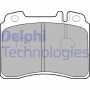 LP929 DELPHI Комплект гальмівних колодок дисковий гальм